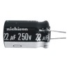 CAPACITOR ELECTROLITICO 22 UF (MICROFARADIOS) 250V
