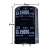 CAPACITOR FILTRO 15000 UF MICRO FARADIOS 63V