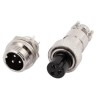 Conector Aviación GX12-3 Jgo Macho y Hembra