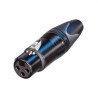 CONECTOR NEUTRIK NC3FXX-BAG XLR HEMBRA 3 PIN, CONTACTOS DE PLATA