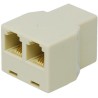 ADAPTADOR TELEFONICO EN «Y» DE 3 CONECTORES RJ11 HEMBRA