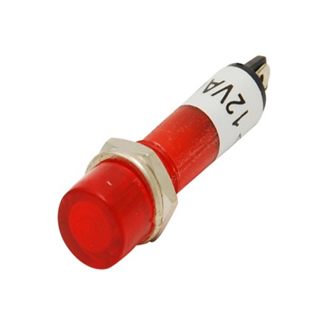 FOCO INDICADOR NEON DE PLASTICO 12 VOLTS