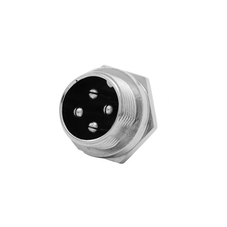 CONECTOR PLUG PARA MICROFONO DE 4 PUNTAS