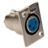 CONECTOR JACK CANNON METALICO PARA CHASIS