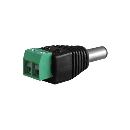 ADAPTADOR PLUG INVERTIDO 2.1MM PARA DC CON BORNE PARA ATORNILLAR