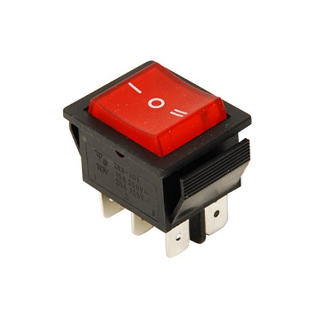 SWITCH DE BALANCIN ILUMINADO 6 PATAS ON-OFF-ON