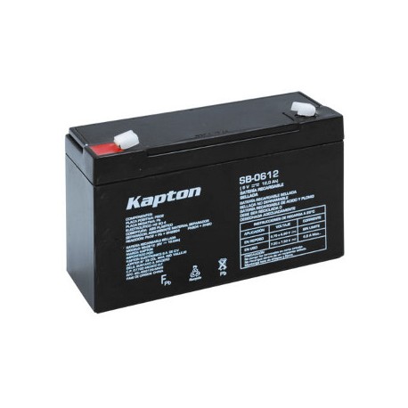 BATERIA DE REEMPLAZO PARA UPS, 6V 12AH