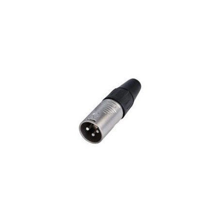 Conector Rean Xlr De 3 Pines Macho, Niquel Rc3m