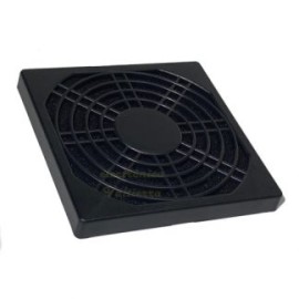 REJILLA PROTECTOR PLASTICO C/FILTRO VENTILADOR ABANICO 80MM