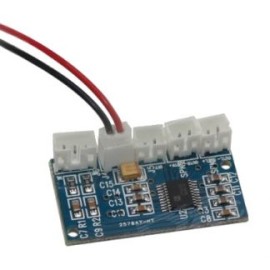 MODULO CON AMPLIFICADOR DE AUDIO DE DOS CANALES TIPO FE6808 CON CABLES Y CONECTORES HT6808