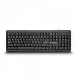 TECLADO ESTANDAR CONVENCIONAL ALAMBRICO COLOR NEGRO