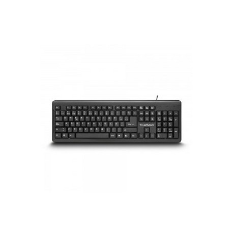 TECLADO ESTANDAR CONVENCIONAL ALAMBRICO COLOR NEGRO