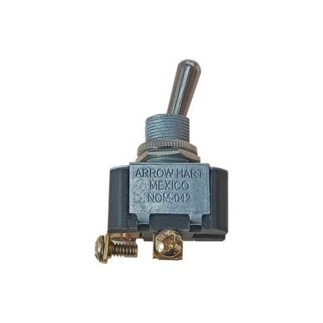 Interruptor De Palanca 1p 1t SPST 15a 2 Tornillos Arrow Hart