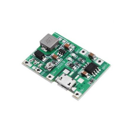 MODULO DE CARGA AJUSTABLE DE BATERIAS CON JACK MICRO USB