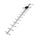ANTENA AEREA PARA TELEVISION CON 12 ELEMENTOS, PARA EXTERIORES, HDTV